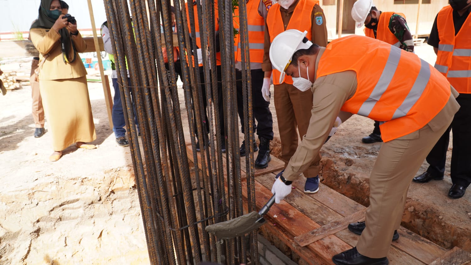 Ground Breaking Pembangunan RSUD Lamandau, Bupati Targetkan Selesai Desember 2022