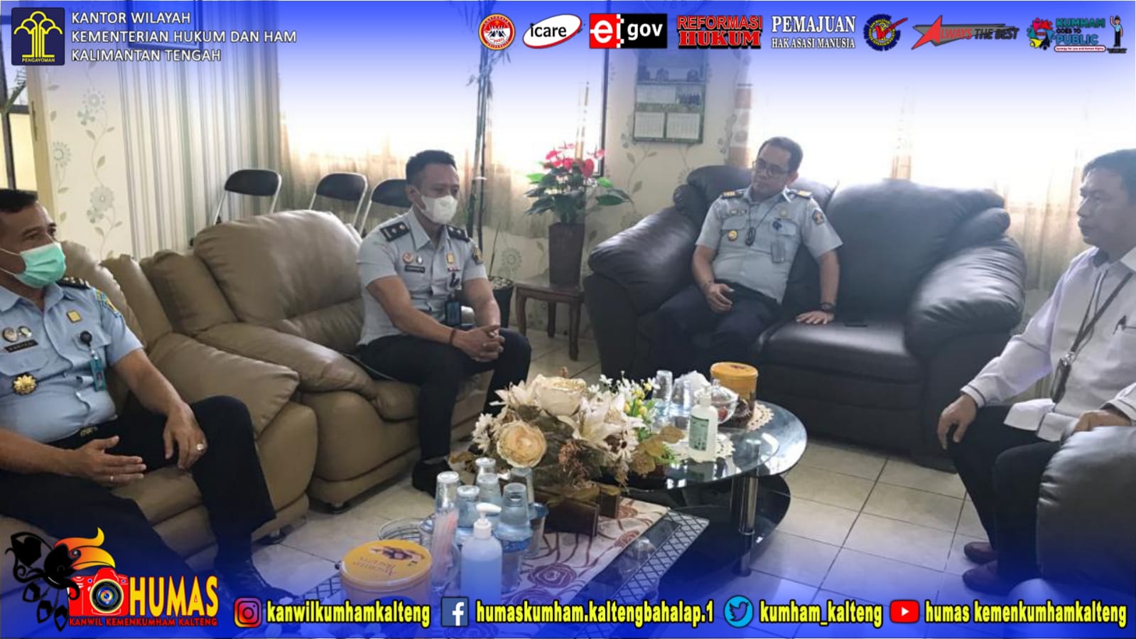 Dorong Tercapainya Program Layanan Kekayaan Intelektual Lebih PASTI 2022, Tim Yankum Kemenkumham Kalteng Koordinasi ke Kemenag Kuala Kapuas