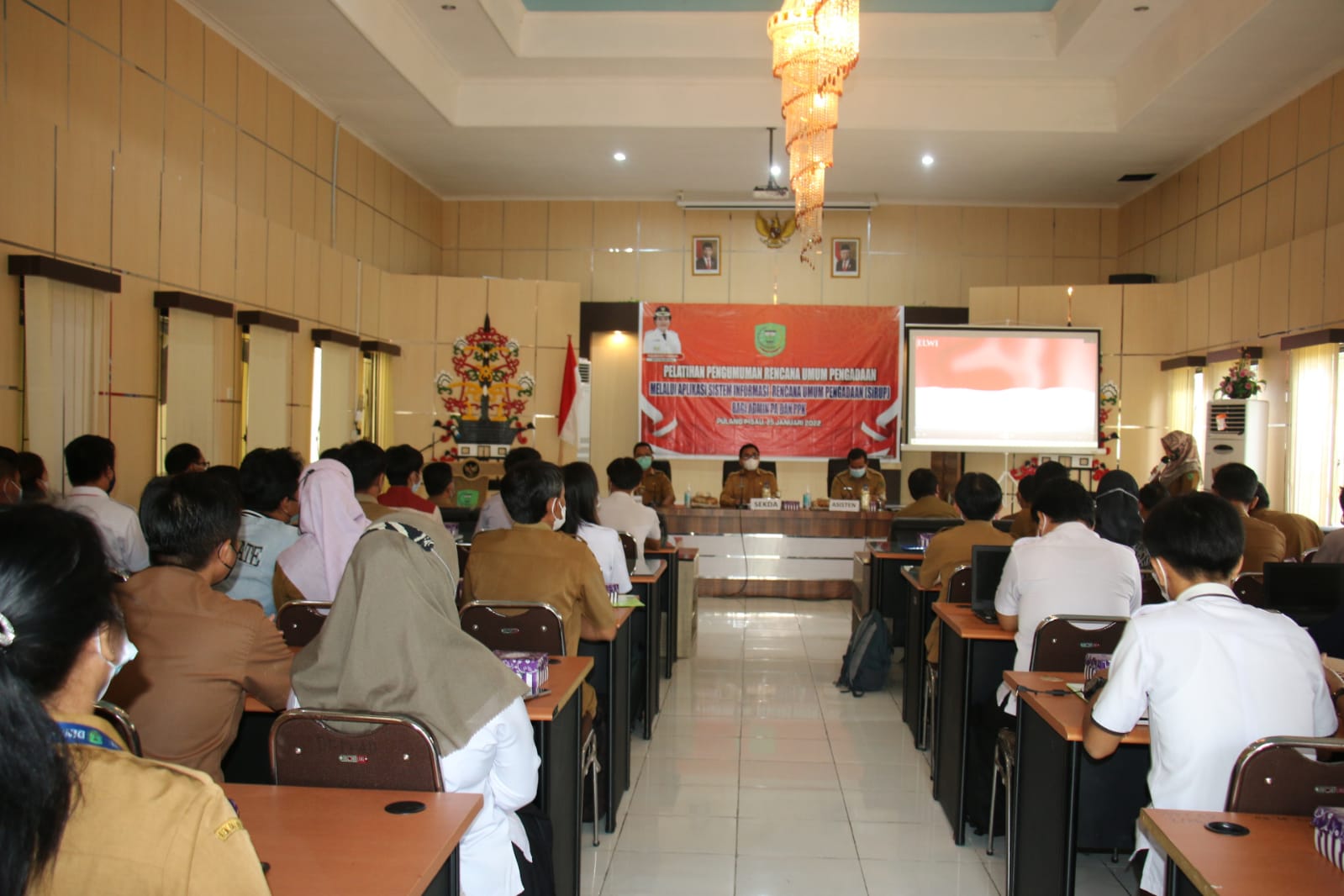 Sekda Pulang Pisau Buka Kegiatan Pelatihan RUP Melalui Aplikasi SiRUP