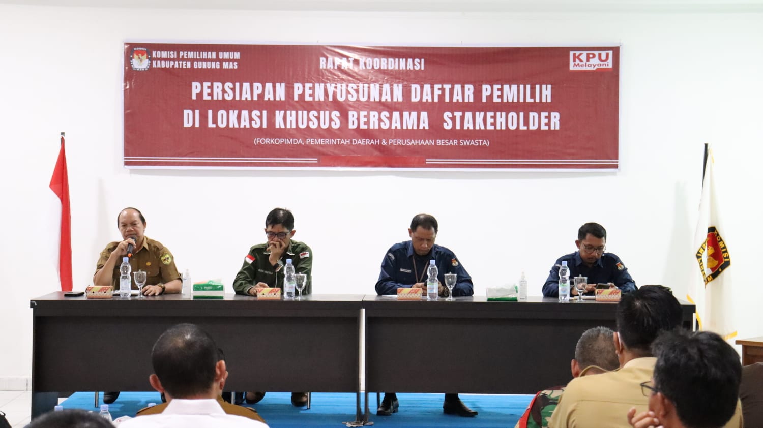 Asisten PemKesra Setda Gumas Lurand : PBS Wajib Sampaikan Data Karyawannya pada KPU
