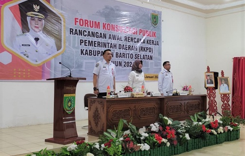 Pemkab Barsel Gelar Forum Konsultasi Rancangan Awal RKPD 2024