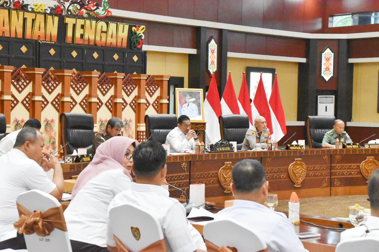 Wagub Edy Pratowo Hadiri Rakor Inspektur Daerah Seluruh Indonesia Secara Virtual