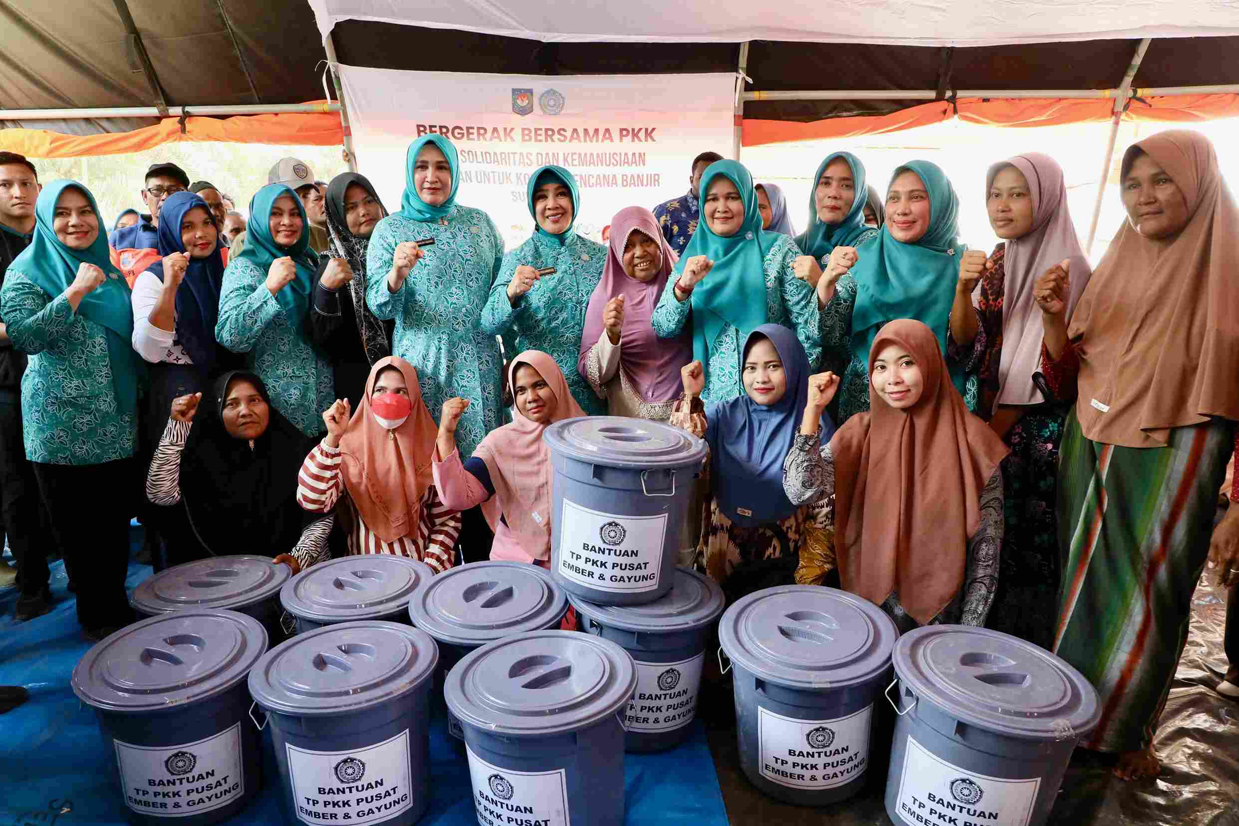 Dukung Pemulihan Pascabencana, TP PKK Pusat Serahkan Bantuan ke Dusun Sarah Gala, Aceh Timur