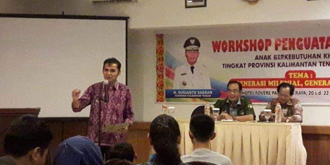 Semangat Penguatan Literasi Siswa SLB Kalimantan Tengah
