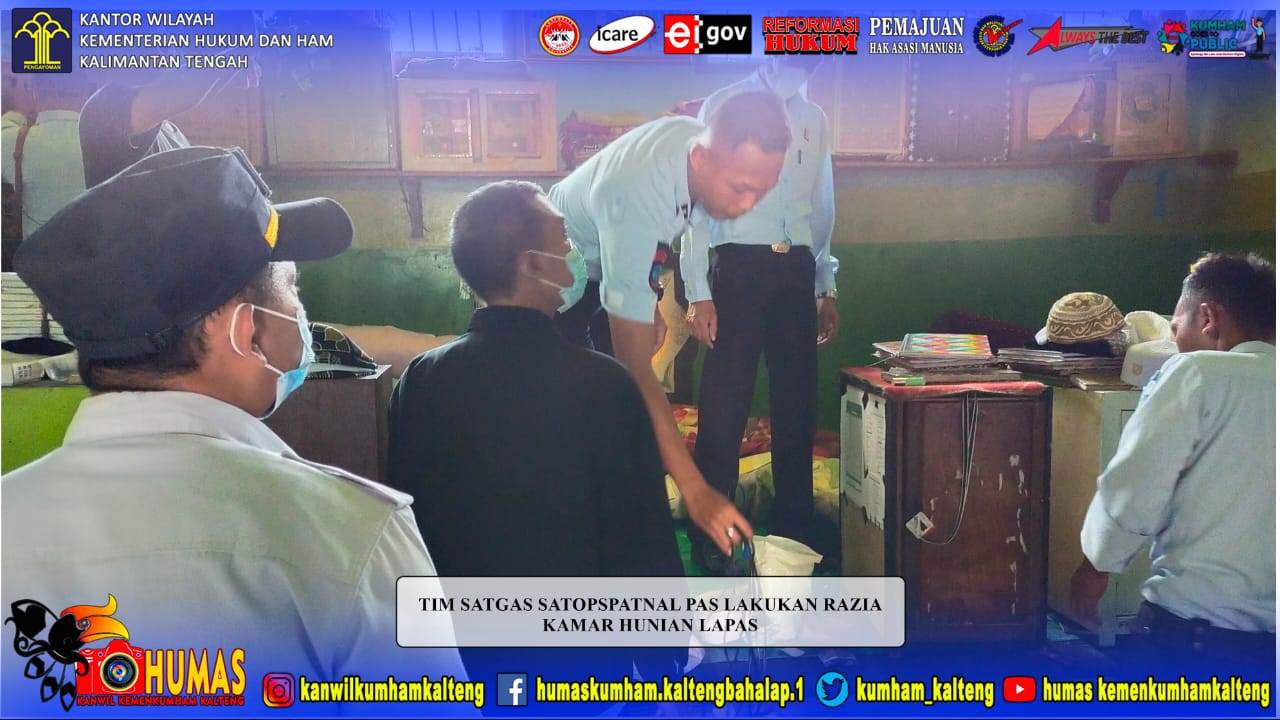Satgas Satopspatnal Kembali Lakukan Razia