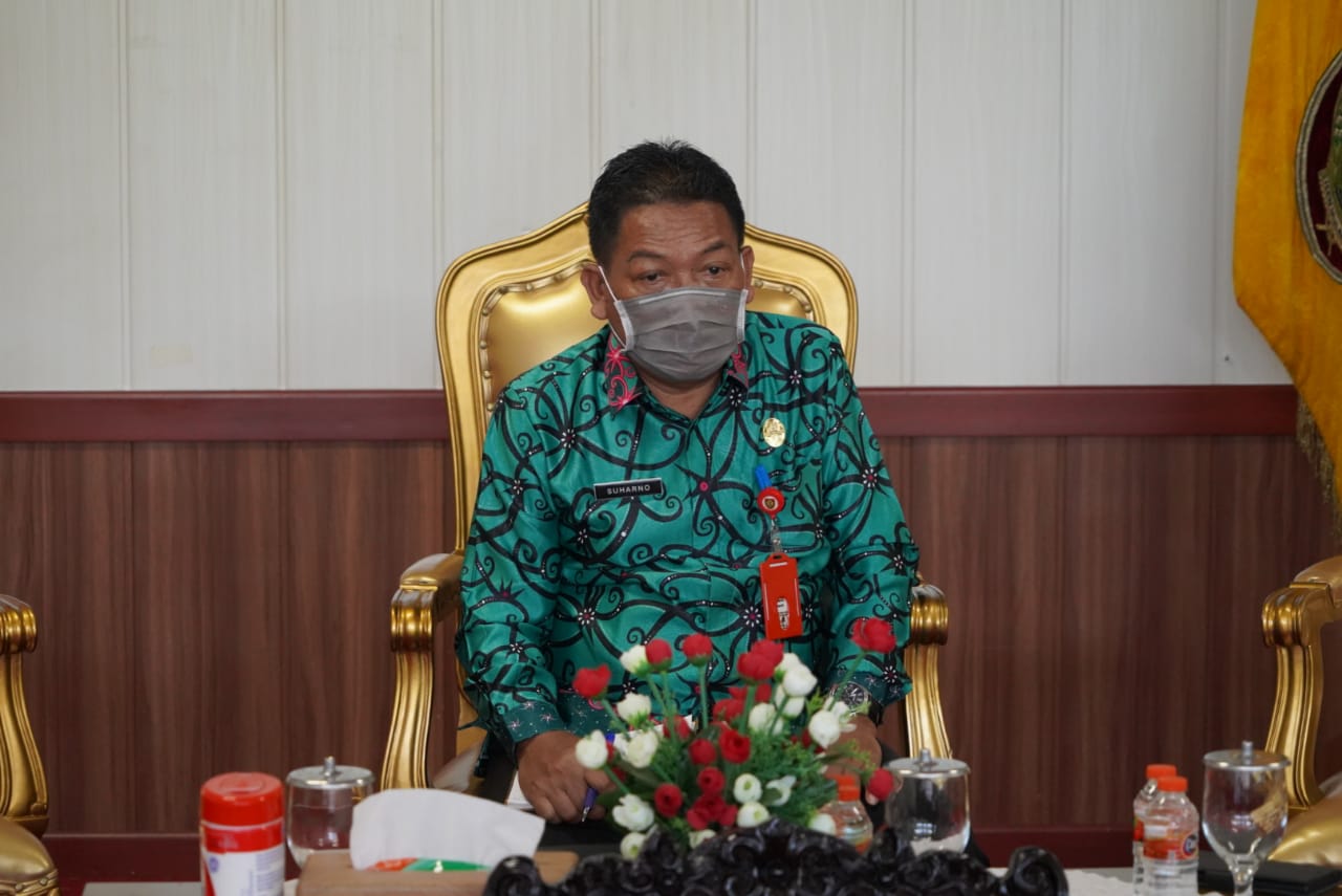 Plt. Karo PBJ Suharno Hadiri Penandatanganan Surat Edaran bersama Mendagri dan Kepala LKPP Secara Virtual