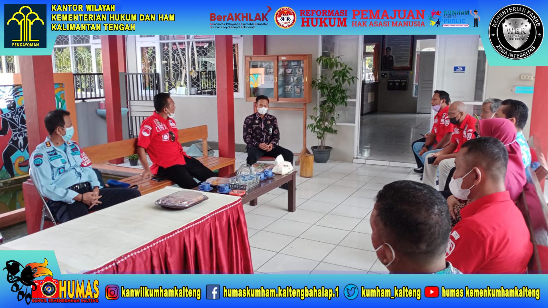 Optimalkan Tusi Satopspatnalpas, Divisi PAS Kumham Kalteng Sambangi Lapas Pangkalan Bun
