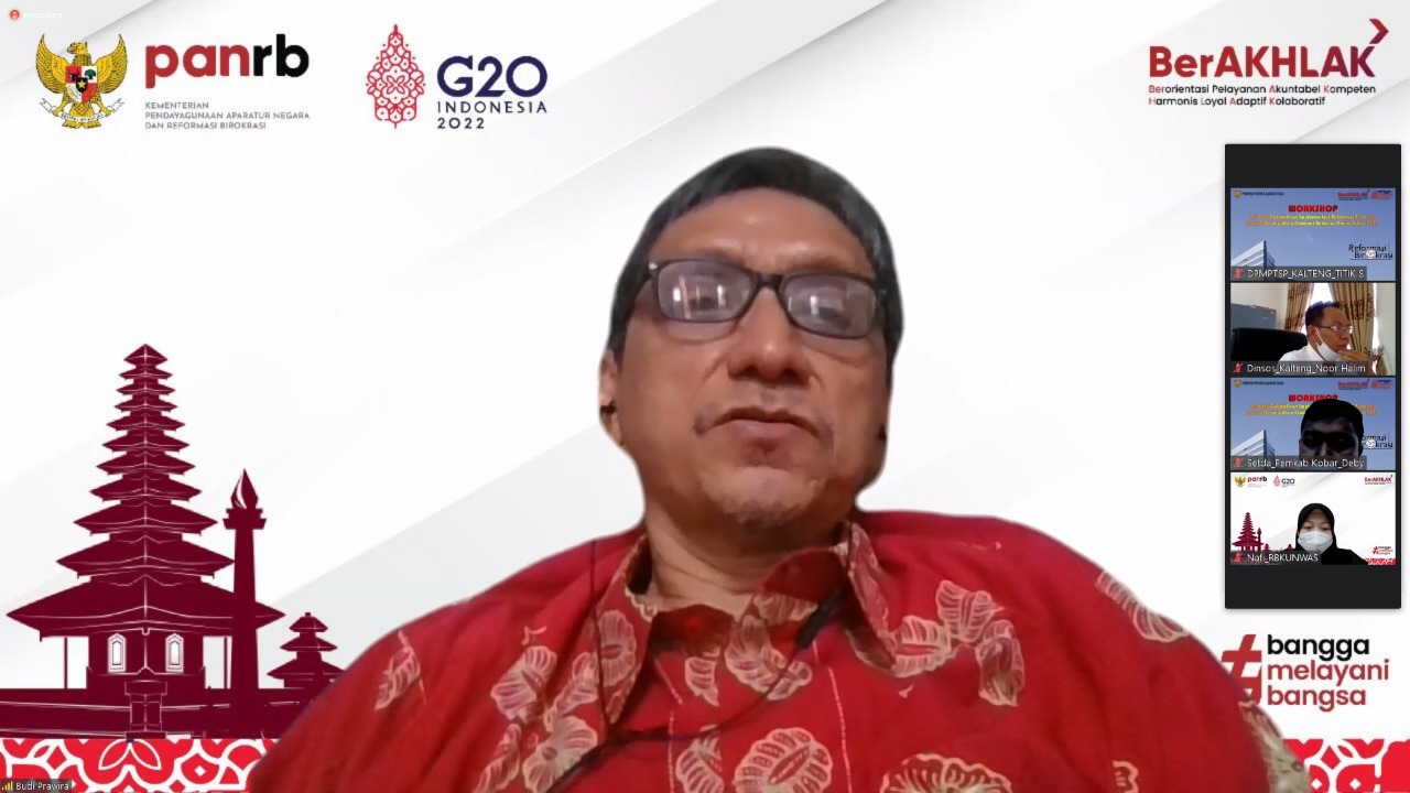 Pemprov. Kalteng Gelar Workshop Strategi Optimalisasi Implementasi Reformasi Birokrasi 