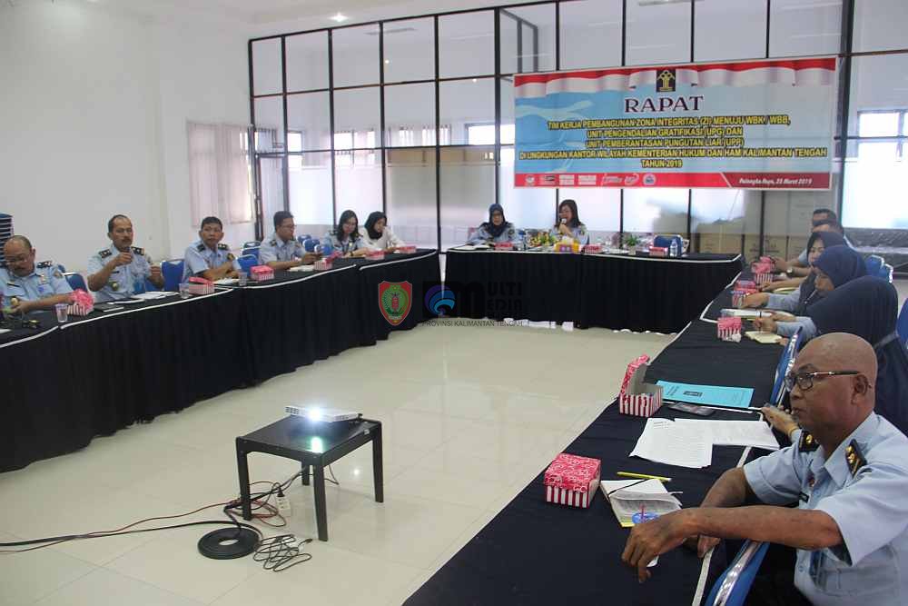 Percepat Target Pelaksanaan WBK-WBBM di Wilayah, Kanwil Laksanakan Rapat Kerja Pembentukan Tim Pembangunan Zona Integritas