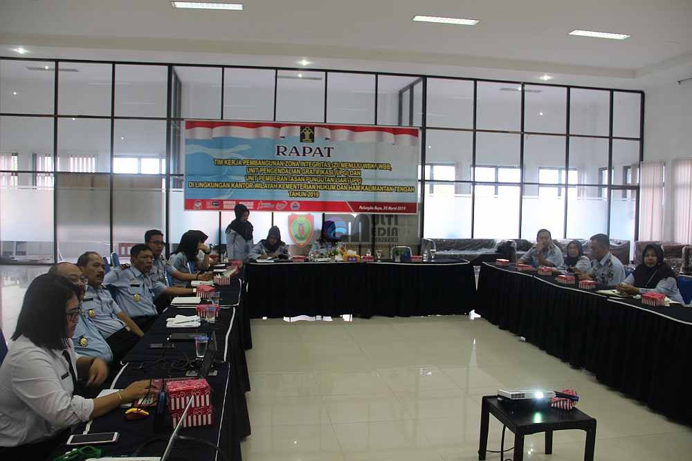 Percepat Target Pelaksanaan WBK-WBBM di Wilayah, Kanwil Laksanakan Rapat Kerja Pembentukan Tim Pembangunan Zona Integritas