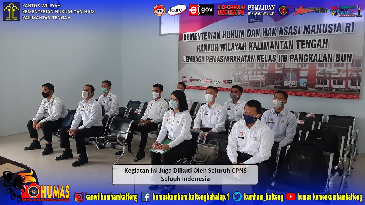 Persiapan Pelatihan Dasar, CPNS Lapas dan Imigrasi Ikuti Kegiatan ini