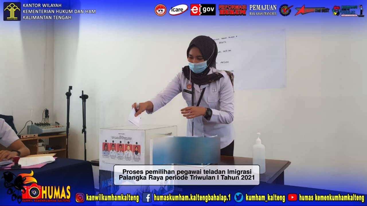 Pemilihan Pegawai Teladan Imigrasi Palangka Raya Triwulan I 2021
