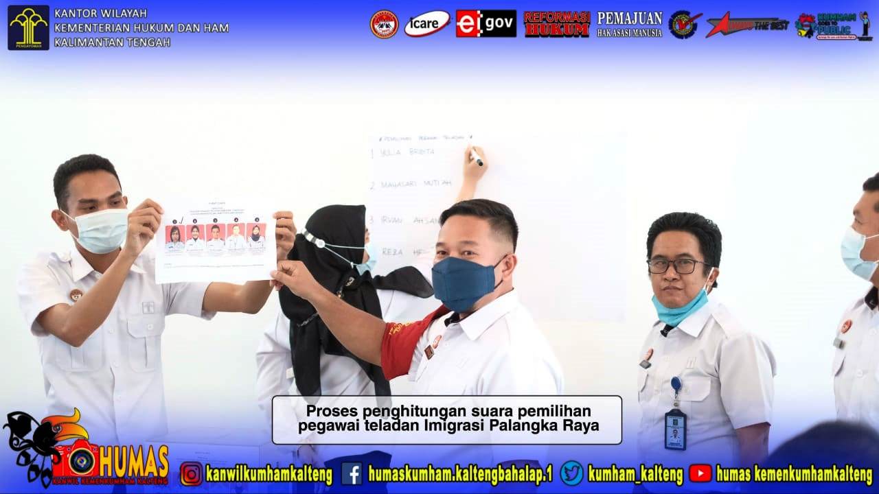 Pemilihan Pegawai Teladan Imigrasi Palangka Raya Triwulan I 2021