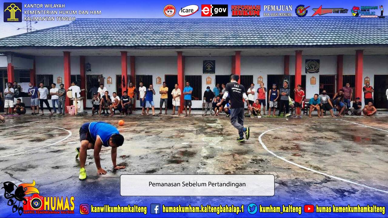 Pertandingan Futsal Antar WBP Rutan Kuala Kapuas