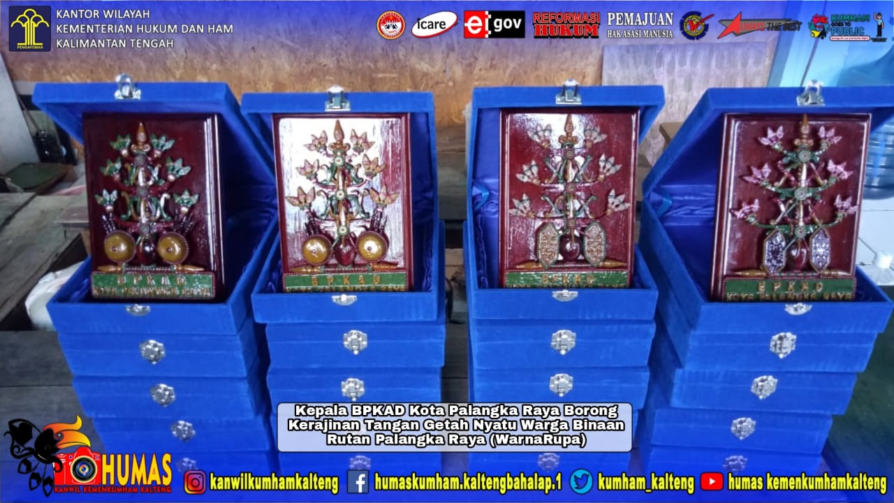Kerajinan Getah Nyatu Rutan Palangka Raya Kembali Diborong