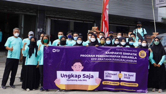 Sukseskan Program Pengungkapan Sukarela, KPP Pratama Pangkalan Bun Jalankan Kampanye Simpatik