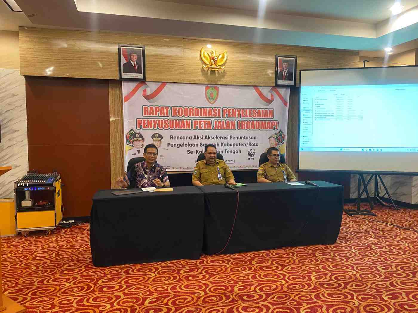 DLH Prov. Kalteng Gelar Rakor Penyusunan Roadmap Akselerasi Pengelolaan Sampah