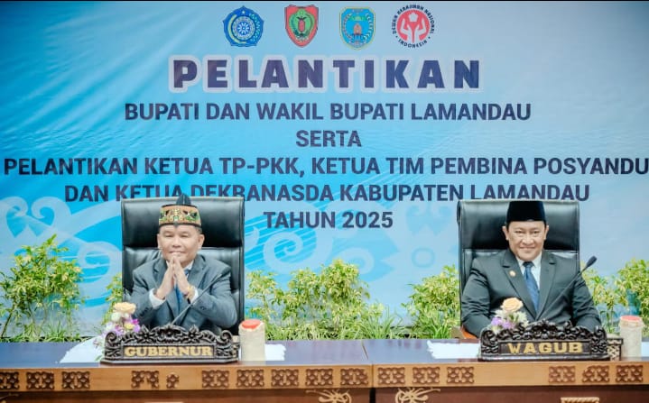Plt. Kadis Ketahanan Pangan Prov. Kalteng Hadiri Pelantikan Bupati Lamandau, Tegaskan Komitmen Sinergi