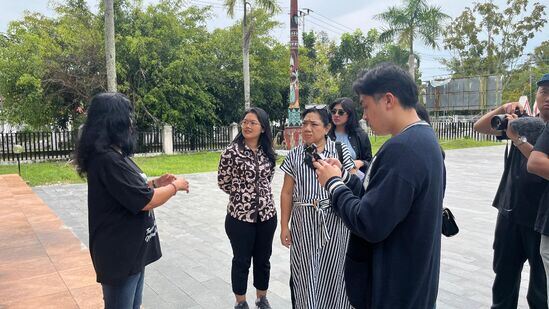 Dikunjungi Jerome Polin, Disbudpar Kalteng Promosikan Destinasi Budaya Betang Eka Tingang Nganderang 
