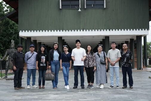 Dikunjungi Jerome Polin, Disbudpar Kalteng Promosikan Destinasi Budaya Betang Eka Tingang Nganderang 