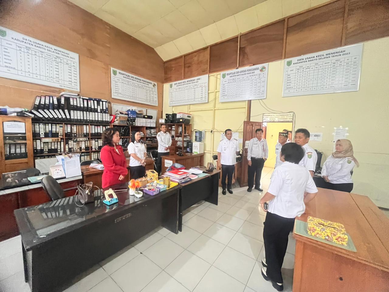 Pasca Libur Lebaran, Wakil Bupati Sidak ke Perangkat Daerah