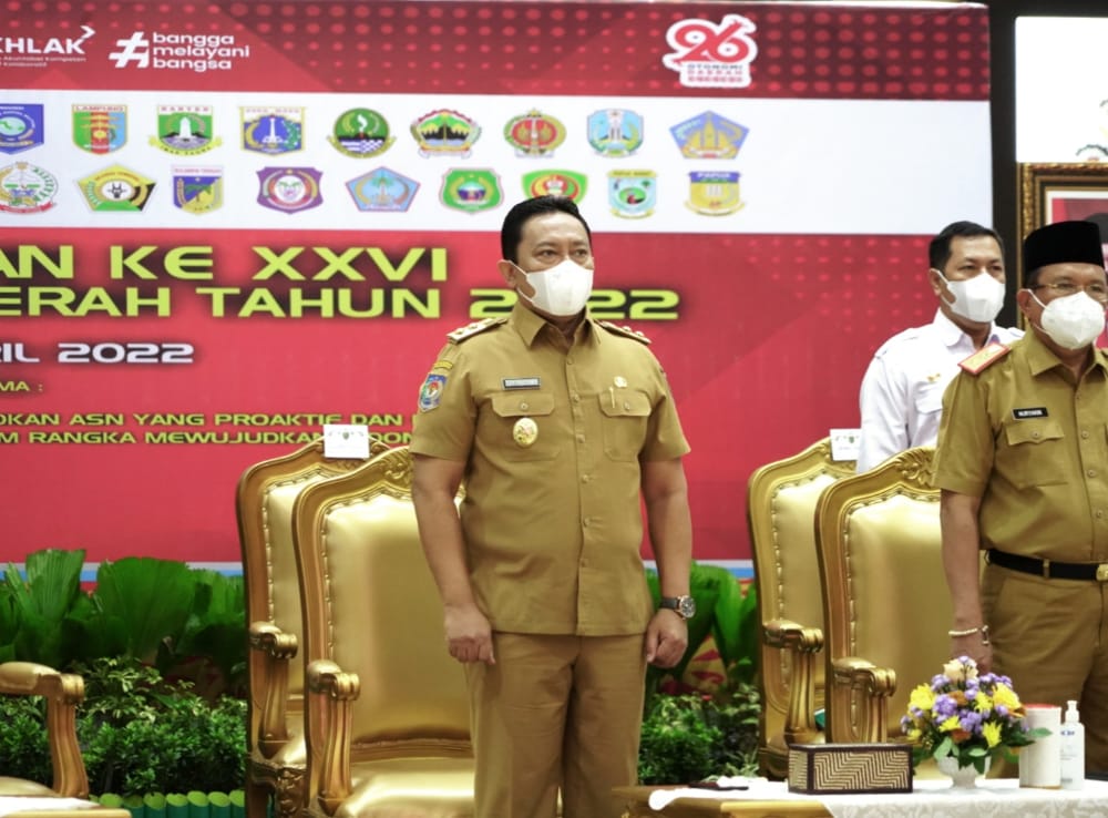 Wagub Kalteng Hadiri Peringatan Hari Otonomi Daerah ke-XXVI Tahun 2022