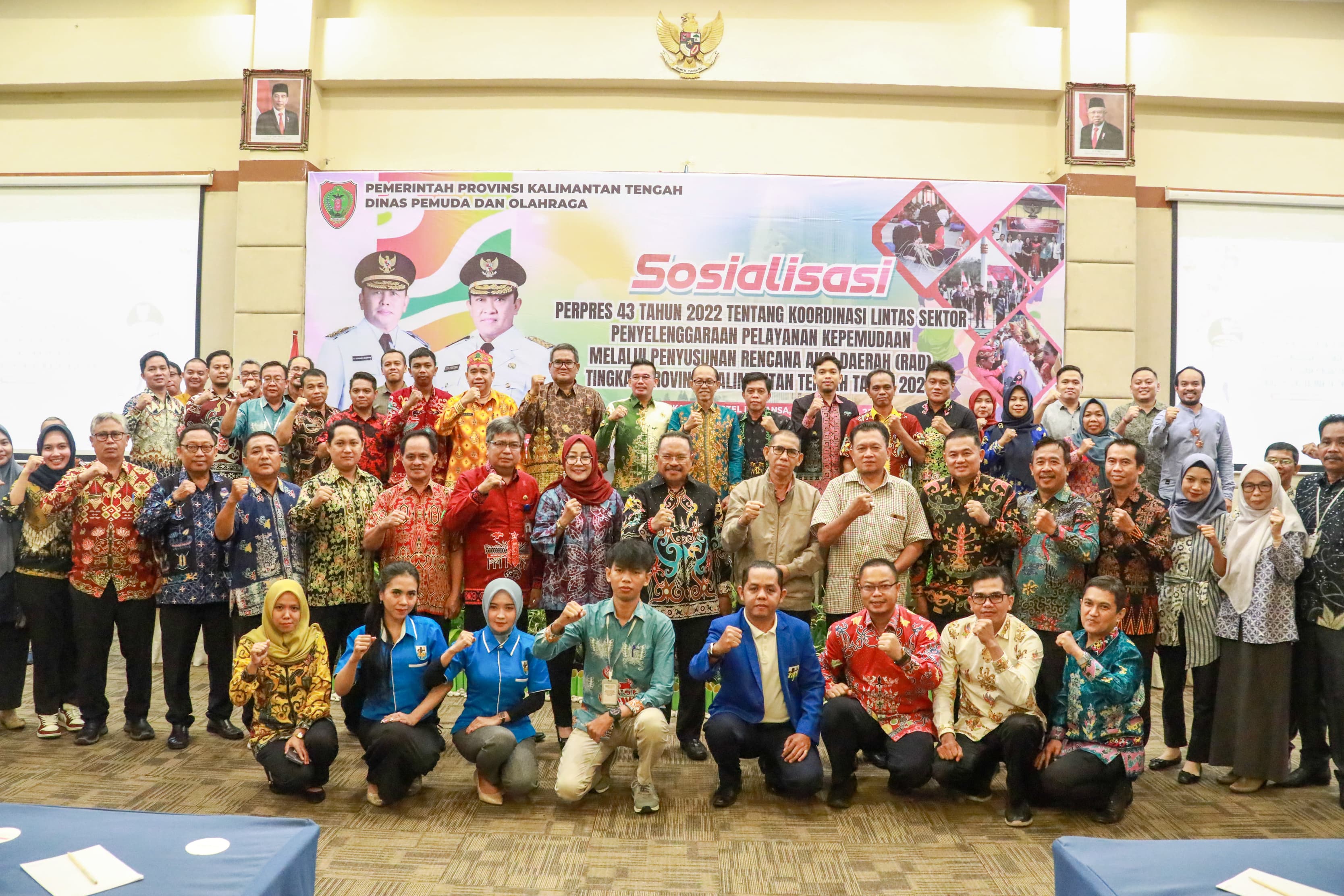 Sekda Nuryakin Buka Sosialisasi dan Pendampingan Penyusunan Rencana Aksi Daerah Pelayanan Kepemudaan Provinsi Kalteng