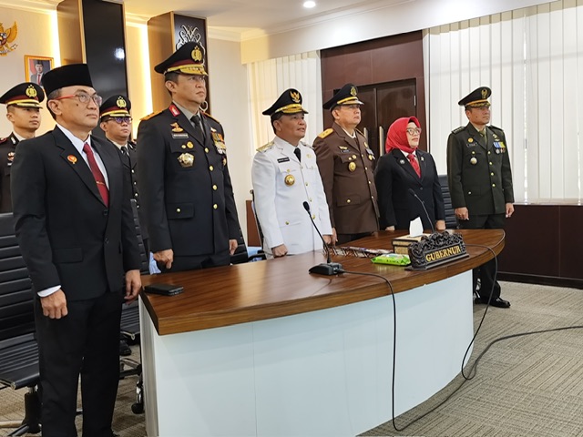 Gubernur Kalteng Ikuti Secara Virtual Upacara Peringatan Hari Otonomi Daerah Ke XXIX 
