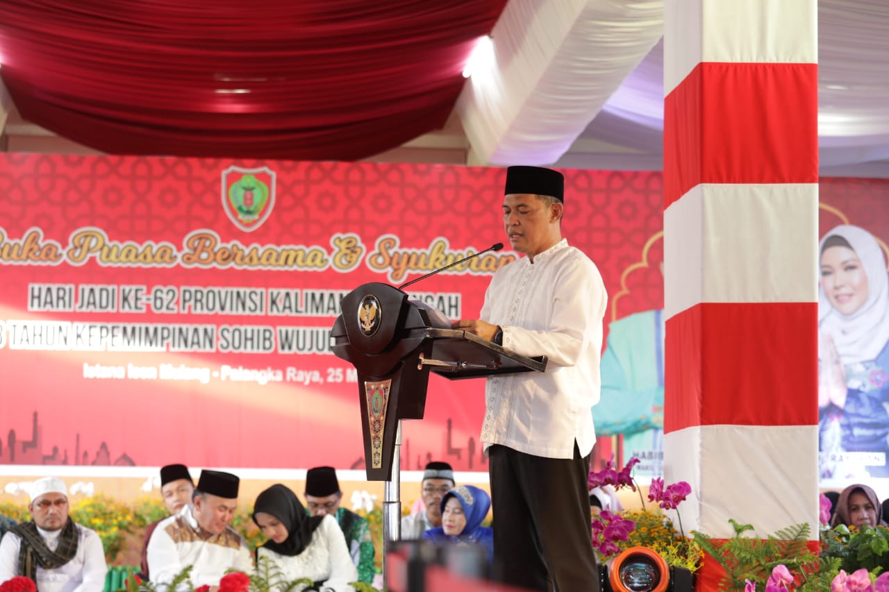 Pemprov Gelar Buka Puasa Bersama Sekaligus Syukuran Hari Jadi dan 3 Tahun Kepemimpinan Sugianto-Habib