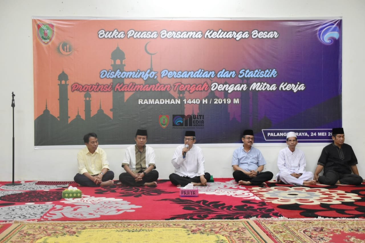 Diskominfo Kalteng Buka Puasa Bersama Mitra Kerja