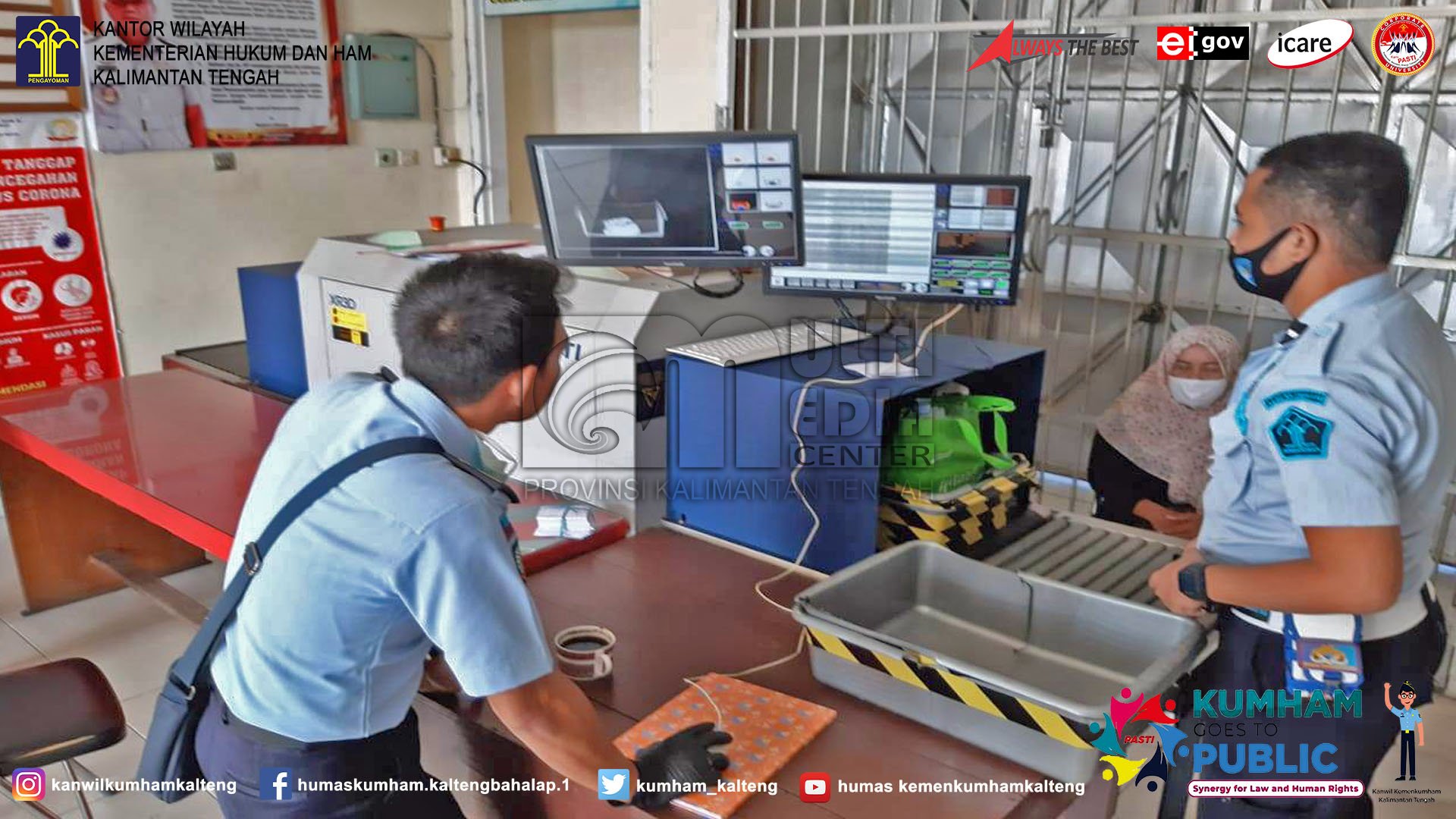 Lebaran Hari Kedua, Layanan Lapas Palangka Raya Berjalan Aman dan Lancar