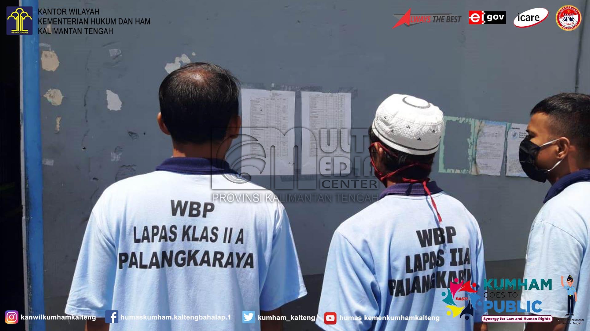Tiga Ratus Empat Puluh Tujuh WBP Lapas Palangka Raya Mendapatkan Remisi Khusus Hari Raya 1441 H
