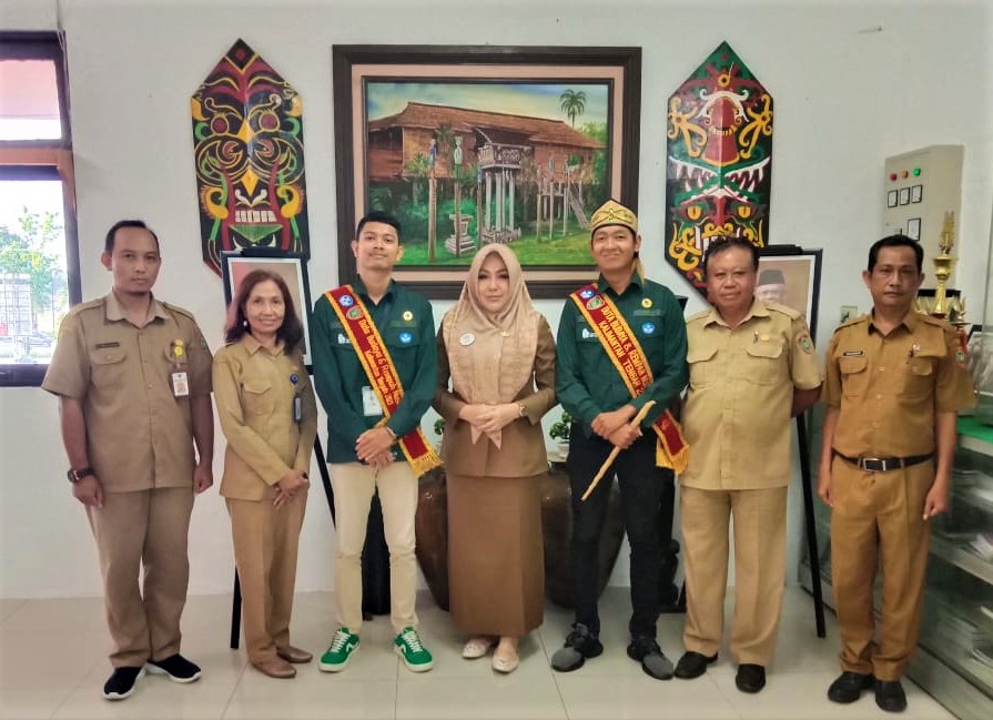 Perwakilan Laskar Rempah Kalteng Audiensi ke Kadis Budpar, Terkait Muhibah Budaya 2022