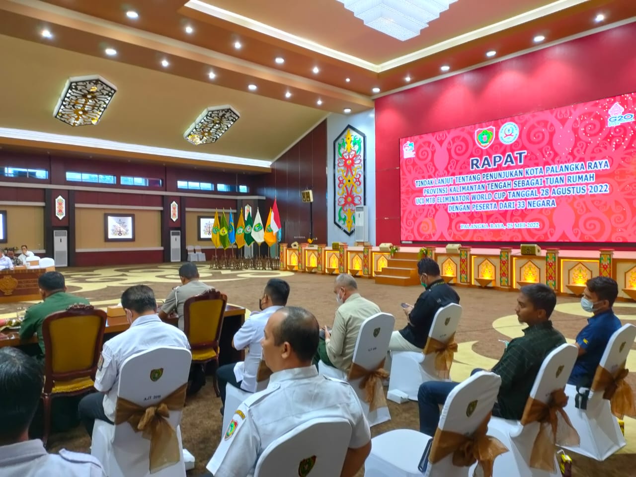 Kadishub Prov Kalteng Hadiri Rapat Tindak Lanjut Penunjukan Kota Palangka Raya Sebagai Tuan Rumah UCI MTB Eliminator World Cup 2022