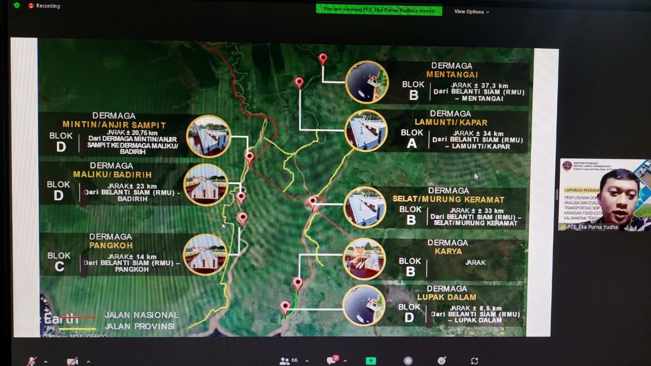 Pengelola LLASDP Bidang Pelayaran Hadiri Rapat Pembahasan Laporan Pendahuluan Kajian Analisa dan Evaluasi Transportasi SDP di Kawasan Food Estate Kalteng