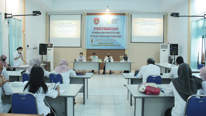 Pertemuan Peningkatan Kapasitas bagi Petugas Surveilans se-Puskesmas Kobar