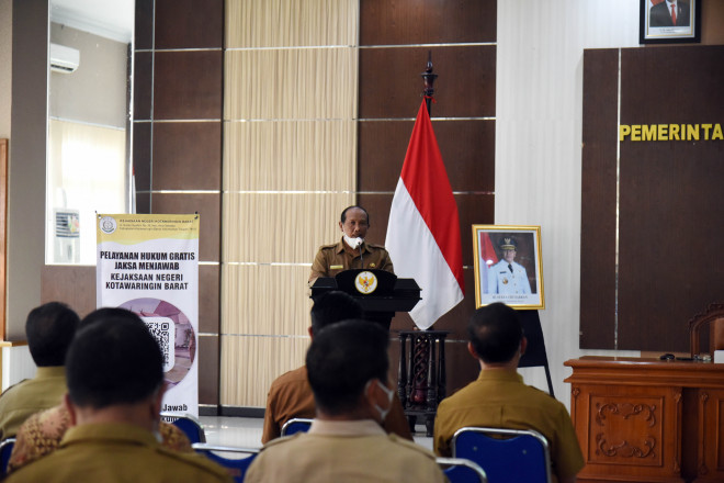 Pemkab Kobar Apresisasi Peluncuran Aplikasi Jaksa Menjawab