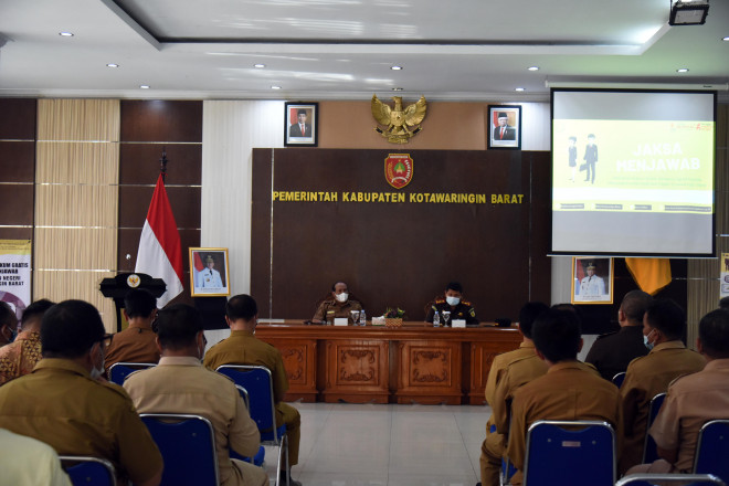 Pemkab Kobar Apresisasi Peluncuran Aplikasi Jaksa Menjawab