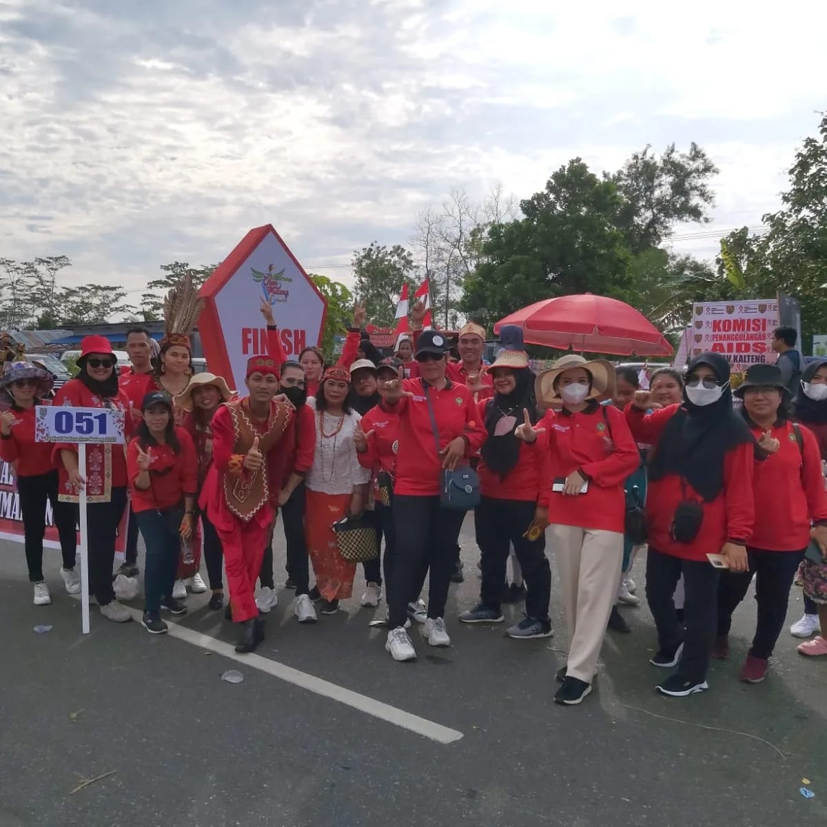 Meriahkan Karnaval Budaya FBIM 2023, Dispursip Prov. Kalteng Hadirkan Konsep Perpustakaan
