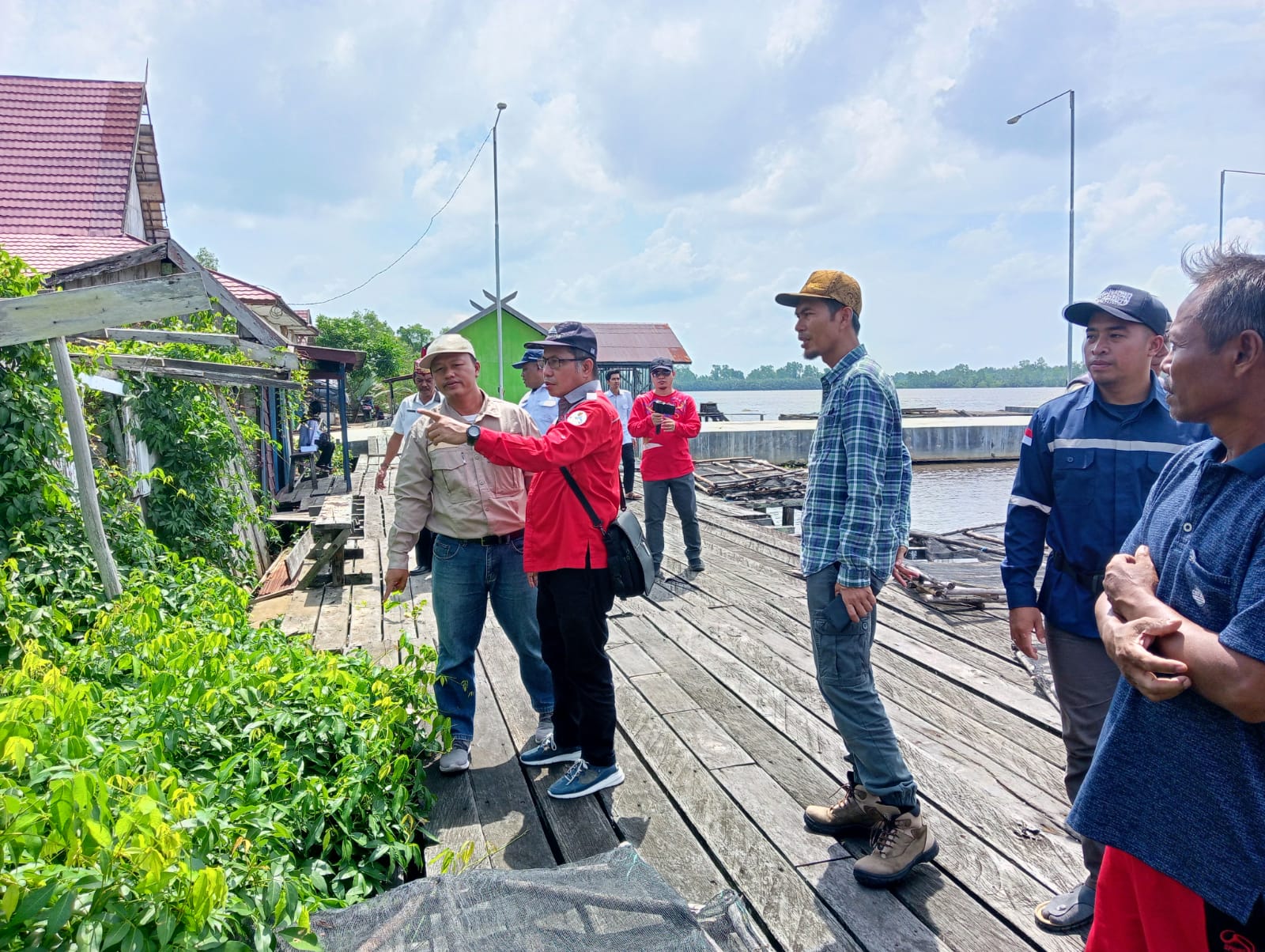 Dislutkan Prov. Kalteng Laksanakan MC-0 dan Penyerahan Lapangan Pembangunan Dermaga PP Kuala Pembuang Tahap III
