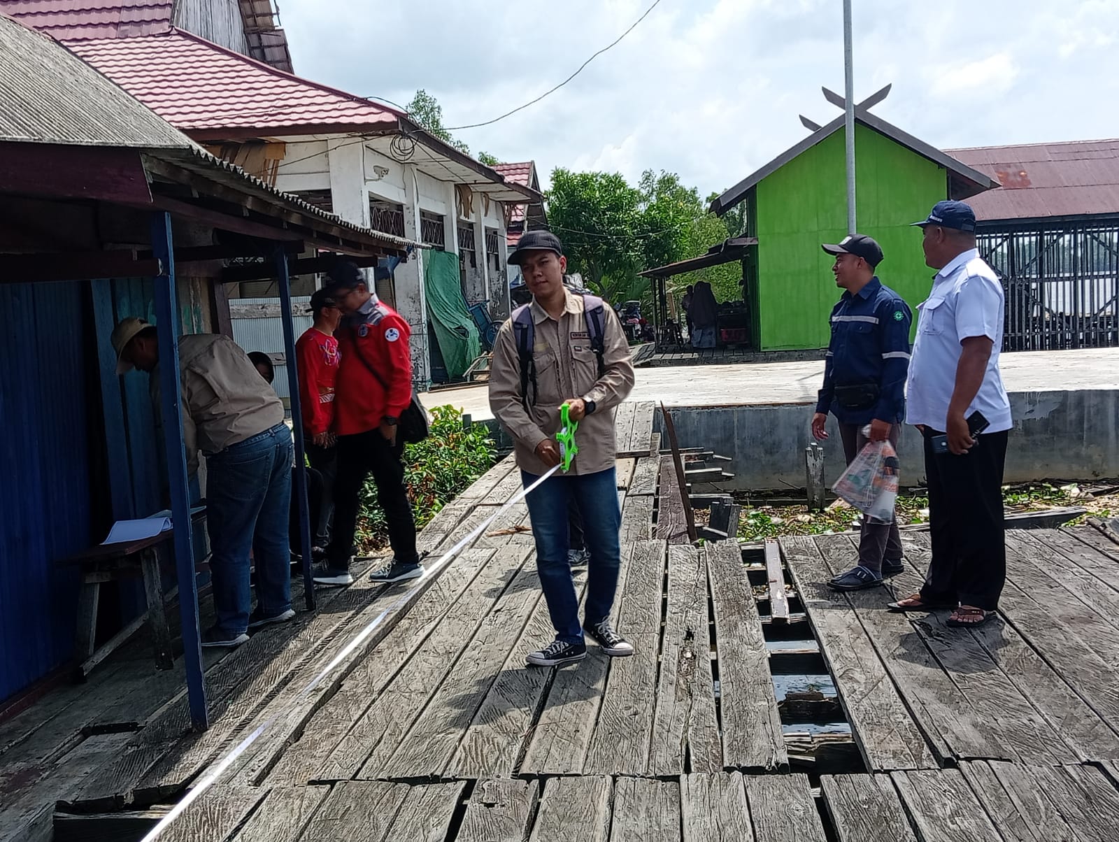 Dislutkan Prov. Kalteng Laksanakan MC-0 dan Penyerahan Lapangan Pembangunan Dermaga PP Kuala Pembuang Tahap III