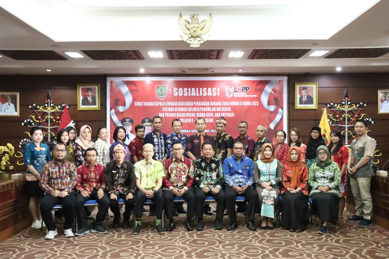 Asisten Ekbang Leonard S. Ampung Buka Sosialisasi Surat Edaran Kepala Lembaga Kebijakan Pengadaan Barang/Jasa Nomor 3 Tahun 2023