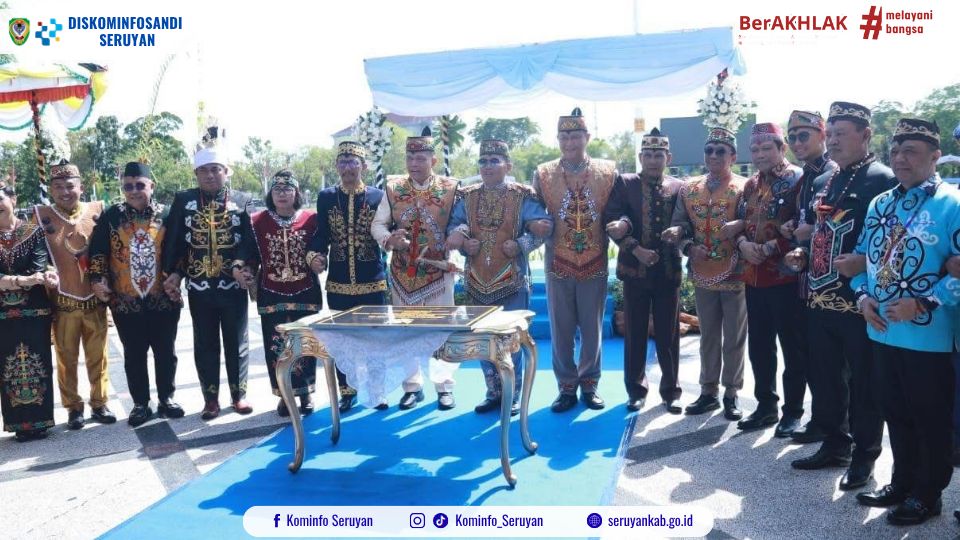 Bupati Seruyan Hadiri Upacara Hari Jadi ke-69 Kalteng, Teguhkan Semangat Huma Betang