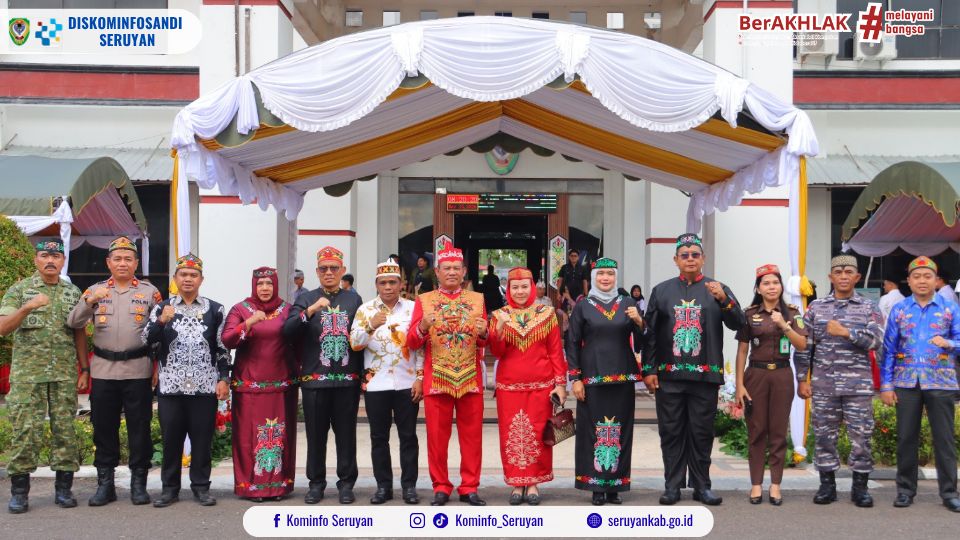Bupati Seruyan Pimpin Upacara HUT Ke-69 Kalteng, Ajak Masyarakat Jaga Persatuan