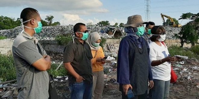 Sekda Pantau Tumpukan Sampah di TPA Km. 14