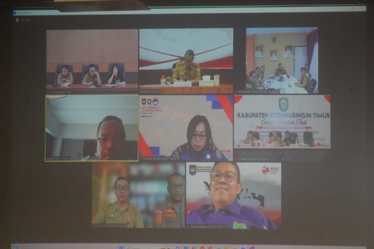 Sahli Gubernur Yuas Elko Pimpin Rapat Persiapan Kunker Presiden RI ke Kalimantan Tengah