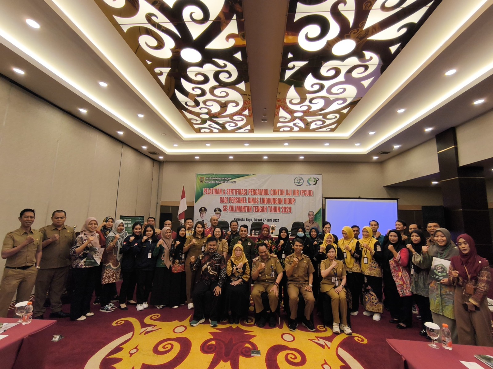 DLH Prov. Kalteng Adakan Pelatihan dan Sertifikasi PCUA bagi Personel DLH Se-Kalteng