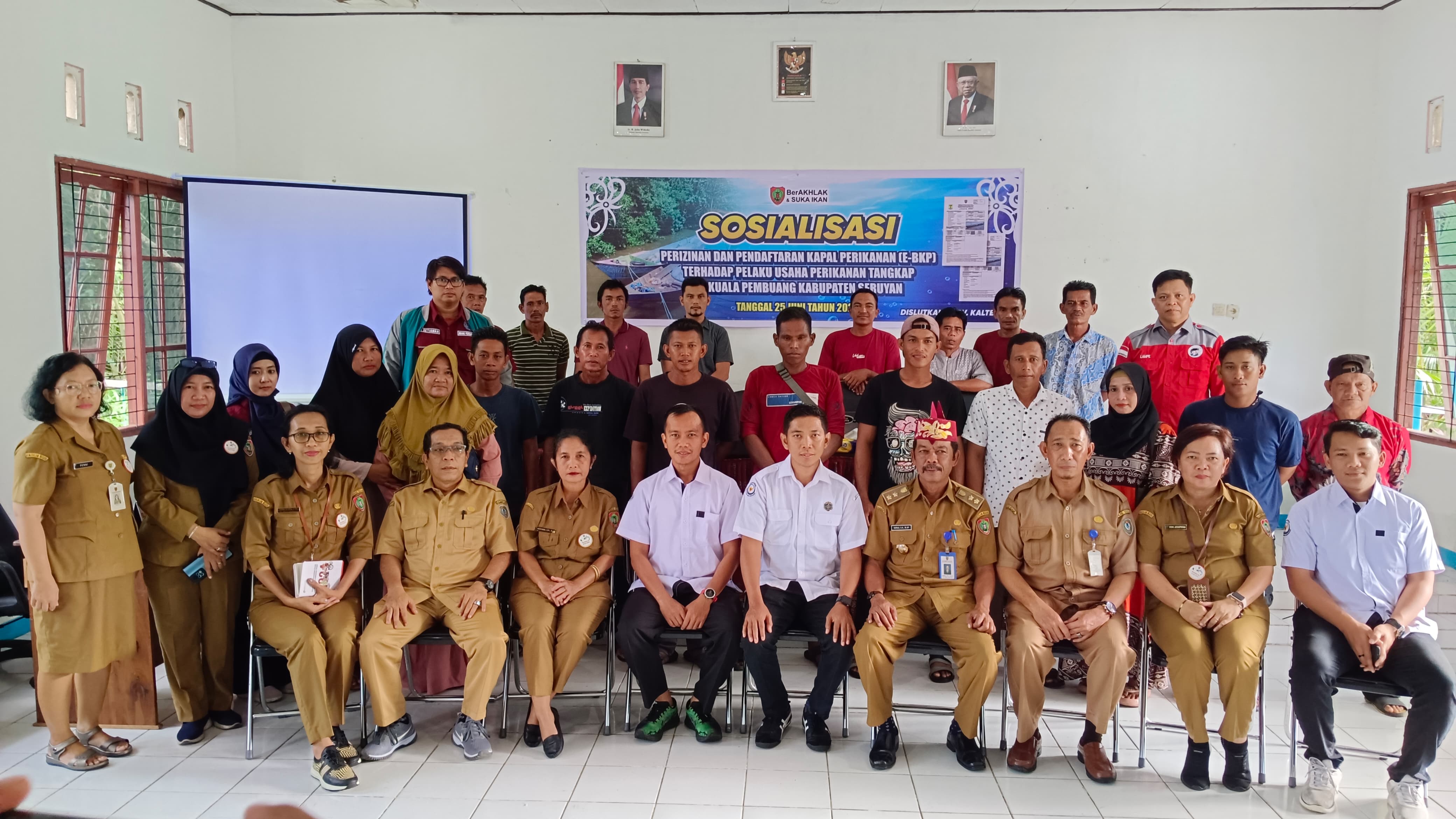 Pemprov Kalteng Selenggarakan Sosialisasi Perizinan dan Pendaftaran Kapal Perikanan di Kabupaten Seruyan