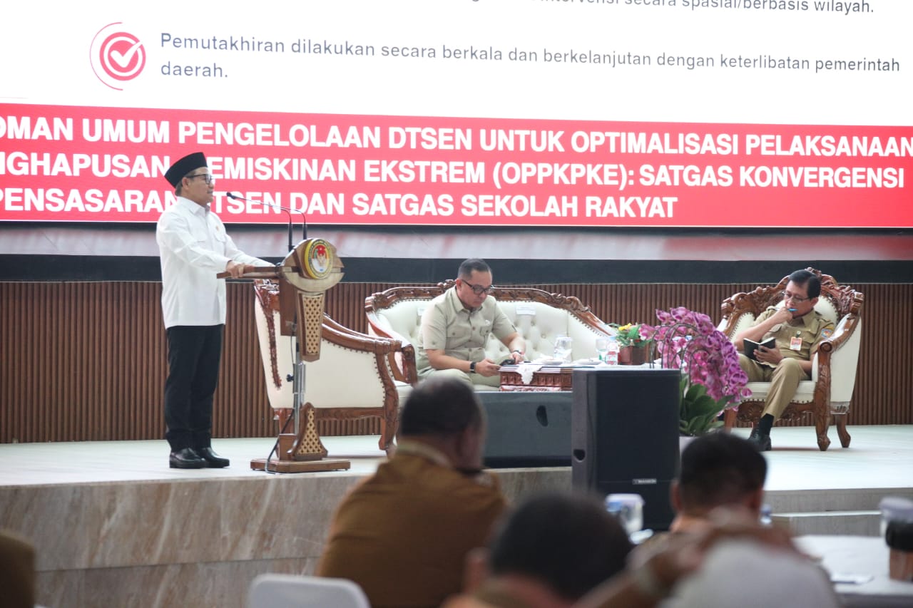 Menko Pemberdayaan Masyarakat Imbau Kepala Daerah Perkuat Upaya Penanggulangan Kemiskinan