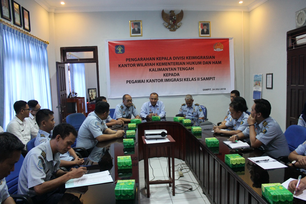 Kanim Sampit Diminta Intensifkan Pengelolaan Sdm, Sarpras, Administrasi Keuangan Dan Pengawasan Orang Asing